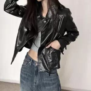 [SBD] 캐주얼 간절기 가죽자켓 여성 가을 시크 라이더자켓