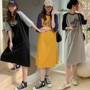 [SBD] 배색롱원피스 L936