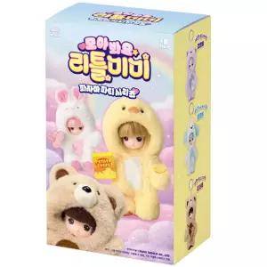 c무 모아봐요 리틀미미 파자마파티 동물키링 랜덤 1종