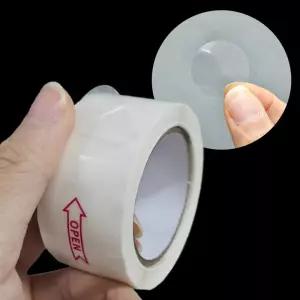 투명 원형 청첩장 봉투 포장 마감 실링 롤스티커 25mm FsJ5+1bkh