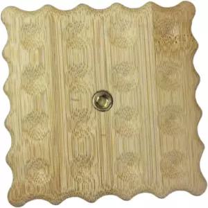 FytStyale 첼로 논슬립 매트 흡착 패드 우드 전문 현악기 액세서리 엔드핀 여행용 받침대 라이트 브라운