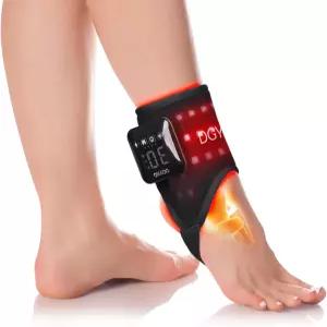 발목 및 손목 를 위한 DGYAO 레드 라이트 테라피 랩 660nm 적외선 콤보 관절 근육 을 충전식 무선 기술