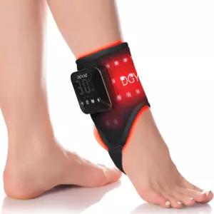 발목 및 손목 를 위한 TUOYR 무선 레드 라이트 테라피 4000mAh 휴대용 근적외선 발 장치 관절 손 근육