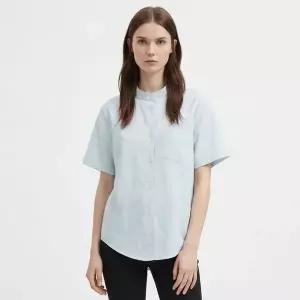 [NS홈쇼핑][샵앤] 여성 차이나카라 포켓 반팔 남방 셔츠 EGG-WBL-21202[35861774]