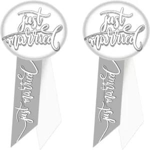 비슬 2피스 웨어러블 로제트 신랑 신부를 위한 결혼식 버튼 핀 피로연 허니문