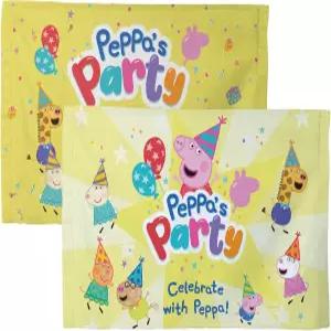 노스웨스트 해즈브로 페파 피그 팬 타월 2팩 16 x 25인치 함께 축하하기