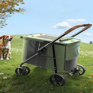 대형견 중형견 개모차 노견 카트 반려견 접이식 유모차