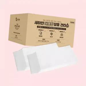 새하얀 대용량 알뜰 건티슈1BOX 청소포 청소용 가성비 4439144