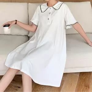 [하프클럽/알티피아]루즈핏 편한 임산부 원피스 플리츠 롱원피스 임부복