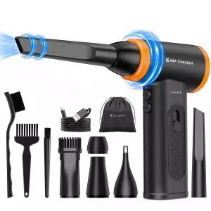 K F 컨셉 브러시리스 압축 공기 먼지 제거기 3 기어 조절 가능 1200 RPM 슈퍼 파워 충전식 및 휴대용 고속