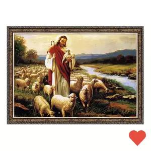 교구 500피스 예수 와 양 액자 포함