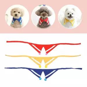 (3개묶음)패리스독 폼폼스카프 (랜덤발송) 강아지 스카프