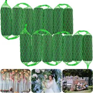 9.2피트 플라워 스펀지 블록 키트 14개 플로럴 폼 화환 신선하고 인공적인 꽃 웨딩 아치 홈 및 정원 장식을