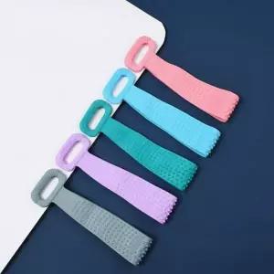 실리콘 목욕 타월 브러쉬 바디 마사지 때타월 샤워 타올 거품타올 바디브 스펀지 샤워브 2376271 J