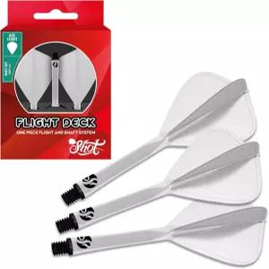 샷 다트 플라이트 덱 원피스 및 샤프트 시스템 굴절 감소 연 모양 블랙350 마이크론 3종 세트 구매 가능