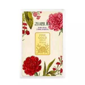 골드앤 24K 순금 플로라 카네이션 골드바 0.1g
