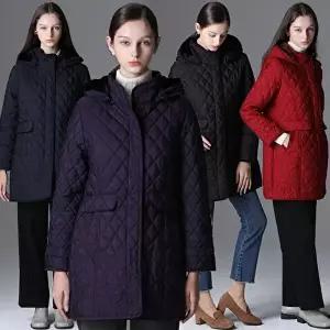 [르오트][홈쇼핑방송/르오트(LeOT)] 엠브로 밑단자수 에코퍼 퀼팅 코트