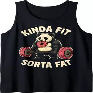 좀 잘 맞아요 뚱뚱한 재미있는 체육관 팬더 역도 두낫 탱크탑