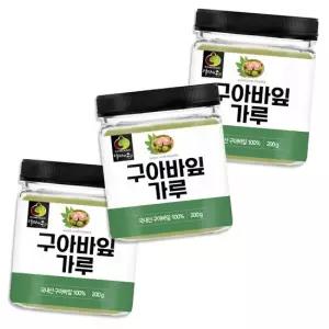 wlb 국산 구아바 잎 분말 가루 600g