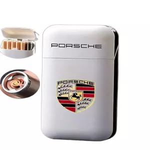 슬림 담배케이스 라이터 포함 얇은 휴대용 보관 미니 파우치