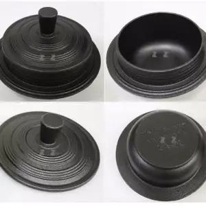 통주물 ZX36QA06 가마솥 인덕션 무쇠 가마솥 무쇠 냄비 12CM