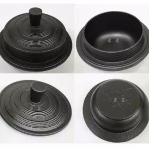 통주물 KV63QF24 가마솥 인덕션 무쇠 가마솥 무쇠 냄비 18cm