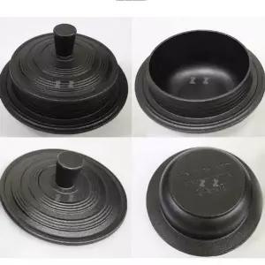 통주물 KG40MR65 가마솥 인덕션 무쇠 가마솥 무쇠 냄비 14cm