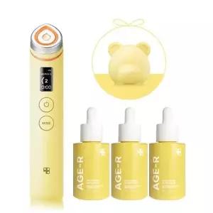 메디큐브 에이지알 부스터 프로 레몬+글루타치온 앰플 3개(옐로우)+곰돌이헤드1