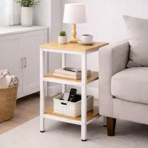 아트박스 가구느낌 배사이드테이블 3단 350 침대 사이드 미니 협탁