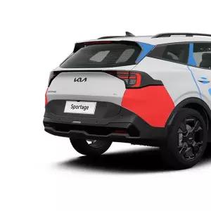 [RIZPICK]기아 스포티지 페이스리프트 리어범퍼사이드 PPF필름