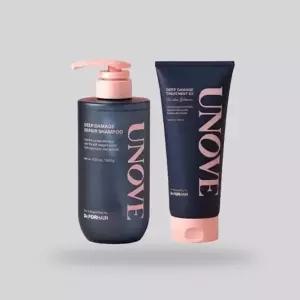 [어노브] 어노브 딥 데미지 리페어 듀오 스윗브리즈 샴푸 500g + 텐더블룸 트리트먼트 EX 320ml