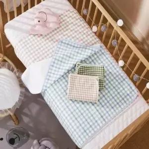 (색상 01방수핑크-105x150cm)휴대용 아기 방수 요 여행용 유아 방수 매트 어린이 베이비