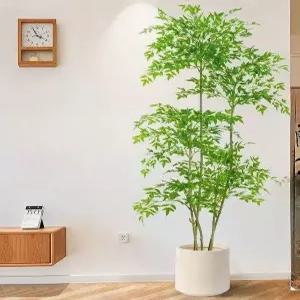 인조 나무 화분 실내 장식 대형 알로카시아 플랜테리어