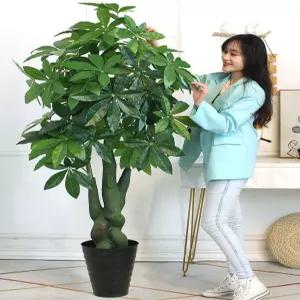 인조 나무 머니 트리 장식품 플라스틱 분재 관상목