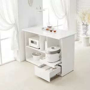 [신세계라이브쇼핑]베로나 1200 LPM 사각 홈바 테이블 서랍형 MD5321 (수도권무배)