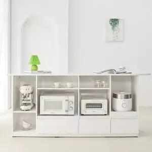 [신세계라이브쇼핑]클리 2030 LPM 라운드 홈바 테이블 서랍형 MD5331 (수도권무배)