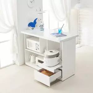 [신세계라이브쇼핑]베로나 1200 인조대리석 홈바 테이블 서랍형 MD5325 (수도권무배)