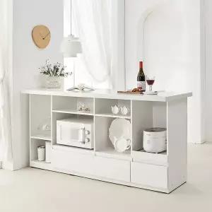 [신세계라이브쇼핑]클리 1700 인조대리석 홈바 테이블 서랍형 MD5330 (수도권무배)