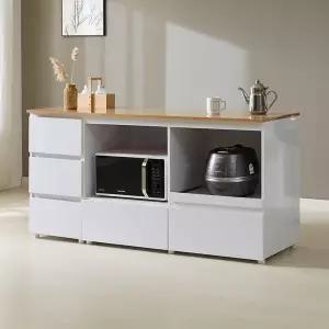 [신세계라이브쇼핑]MO 1600 홈바 렌지대 수납장 서랍형 MD5463 (수도권무배)