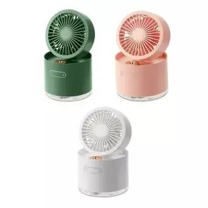 KC인증 각도조절 탁상용 가습기 무드등 선풍기