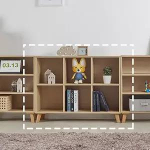 [신세계라이브쇼핑]비비 2단 6칸 가로세로겸용 책장 MD5124 (수도권무배)