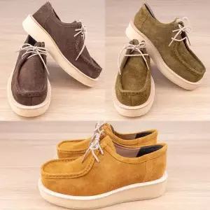 [중년의품격]수제화 쿨락 스웨이드 도브 슈즈 모크 소가죽 로퍼_P381397071