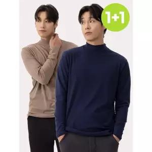 [아웃도어스/에버라스트]에버라스트 1+1 남자 기모 모크넥 목폴라 터틀넥 반폴라