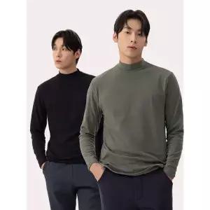 [아웃도어스/에버라스트]에버라스트 남자 기모 모크넥 목폴라 터틀넥 반폴라