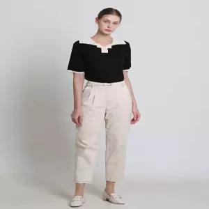 [르샵][르샵(LeShop)] 벨트 투턱 코튼 슬랙스 (택가격 169000원)