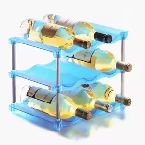 9구 적층 와인 보관대 조립 와인데스크 주방 수납 선반 거치대