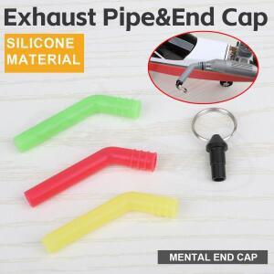 실리콘 배기 파이프 RC 가스 니트로 모델용 오일 내열 튜브 비행기 헬리카 엔드 캡