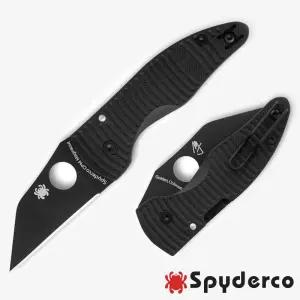 [스파이더코]마이크로짐보(F) 솔트 블랙 마그나컷 폴딩 나이프