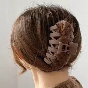 [RIZPICK]대형 긴머리 헤어 반올림 꽈배기 꼬임 집게핀 머리핀