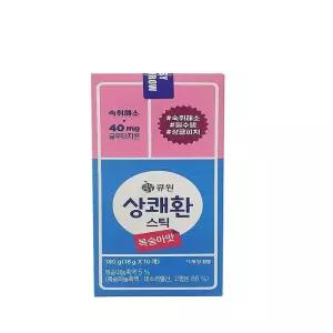 큐원 상쾌환 스틱 복숭아맛 18g x 10개 상쾌한 숙 취해소제(NC)